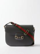 Gucci - Horsebit 1955 Leather Cross-body Bag - Mens - Grey