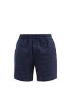 Matchesfashion.com Acne Studios - Randal Cotton-blend Poplin Shorts - Mens - Navy