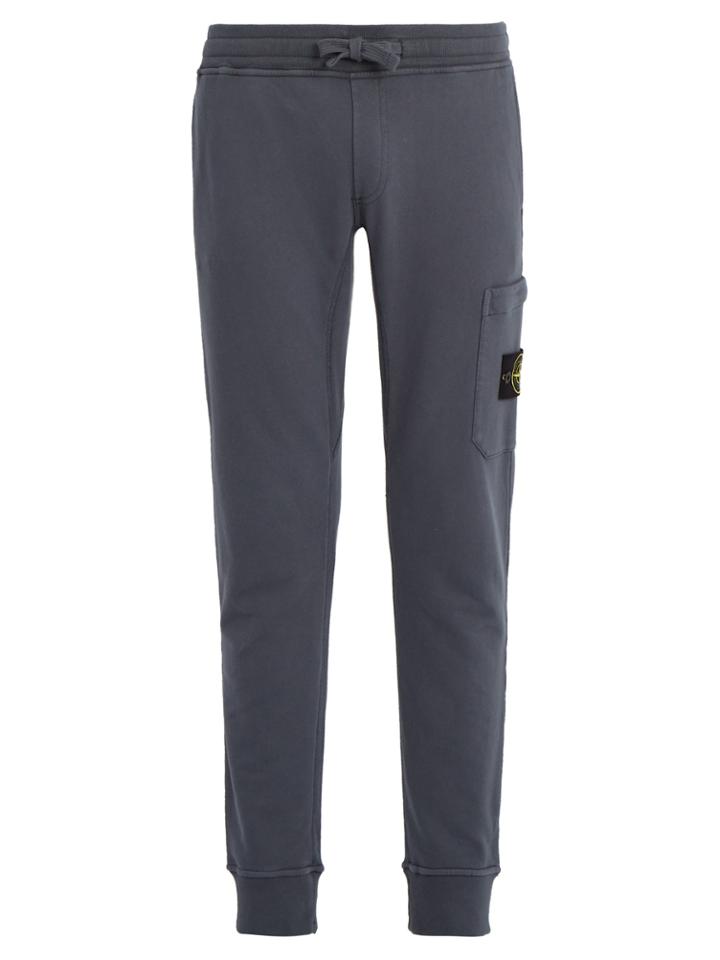 Stone Island Mid-rise Cotton Track Pants