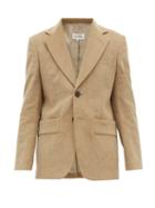 Matchesfashion.com Maison Margiela - Single Breasted Cotton Corduroy Suit - Mens - Beige