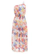 Missoni - Floral-print Zigzag-jacquard Mesh Jumpsuit - Womens - Multi