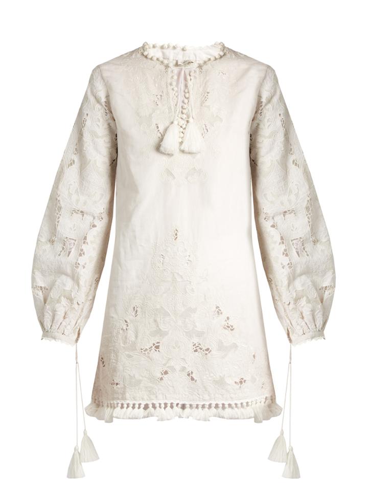 Talitha Marina Embroidered Cotton Kaftan