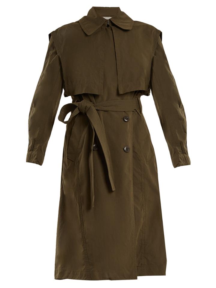 Vince Oversized Tie-waist Trench Coat