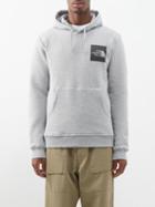 The North Face - Fine Logo-print Cotton-blend Jersey Hoodie - Mens - Grey