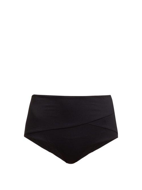 Matchesfashion.com Marysia - Lehi High Rise Bikini Briefs - Womens - Black
