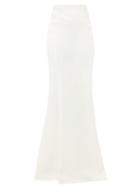 Matchesfashion.com Roland Mouret - Aries Cady Maxi Skirt - Womens - White