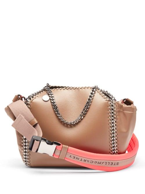 Stella Mccartney - Falabella Faux Leather Shoulder Bag - Womens - Beige