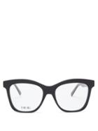 Matchesfashion.com Dior - 30montaignemini Butterfly Acetate Glasses - Womens - Black