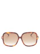 Matchesfashion.com Gucci - Horsebit Butterfly Acetate Sunglasses - Womens - Tortoiseshell