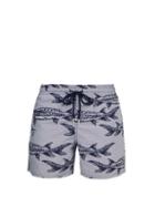 Matchesfashion.com Vilebrequin - Moorea Belle Ou Gars Print Swim Shorts - Mens - Navy Multi