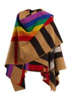 Burberry Rainbow Vintage Check Poncho