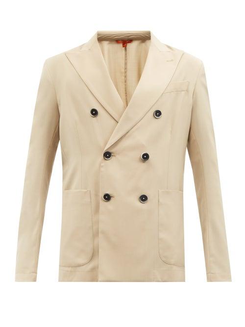 Barena Venezia - Siroco Virgin-wool Double-breasted Jacket - Mens - Beige