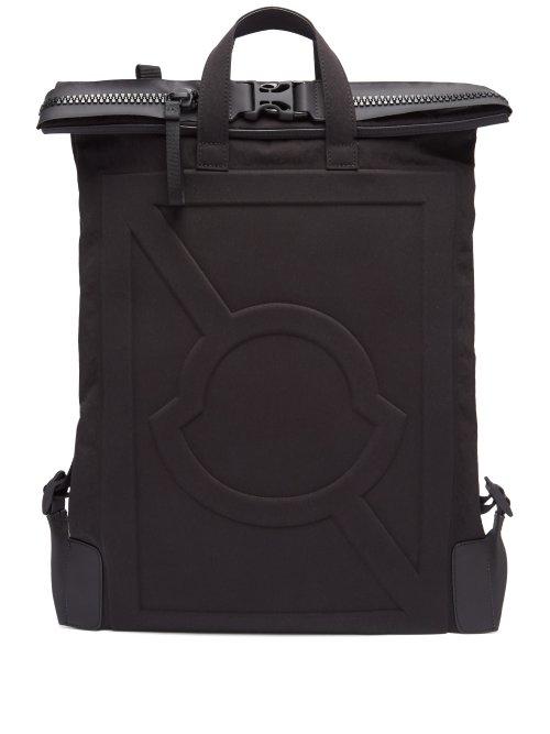 Matchesfashion.com 5 Moncler Craig Green - Logo Embossed Technical Backpack - Mens - Black