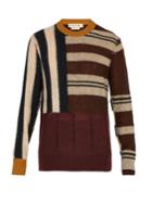 Marni Patchwork Stripe Wool-blend Sweater