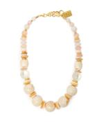 Matchesfashion.com Lizzie Fortunato - Quarry 18kt Gold Plated Necklace - Womens - Pink