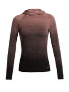 Matchesfashion.com Pepper & Mayne - Hooded Ombr Compression Performance Top - Womens - Black Pink