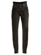 Matchesfashion.com Vetements - X Levi's Reworked High-rise Slim-leg Jeans - Womens - Black