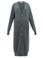 Matchesfashion.com Extreme Cashmere - No. 125 Coco Long Line Stretch Cashmere Cardigan - Womens - Khaki