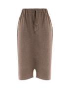 Matchesfashion.com Lauren Manoogian - Playa Knitted Pima Cotton-blend Trousers - Womens - Brown Beige