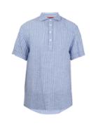 Barena Venezia Point-collar Striped Linen Shirt