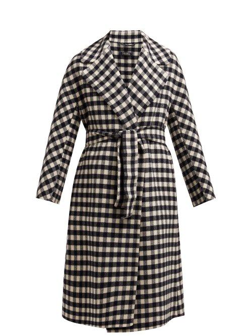 Matchesfashion.com S Max Mara - Zanora Coat - Womens - Navy Multi
