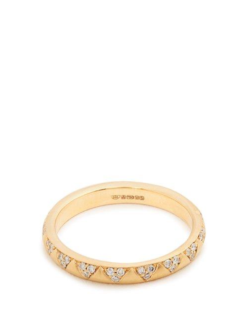 Matchesfashion.com Marc Alary - Diamond & Yellow Gold Ring - Womens - Gold