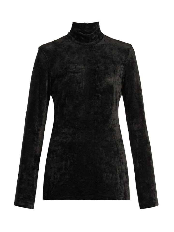 Ellery Gospel Roll-neck Corduroy Top