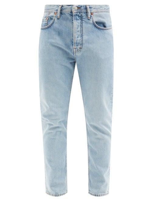 Matchesfashion.com Acne Studios - River Slim-leg Denim Jeans - Mens - Light Blue