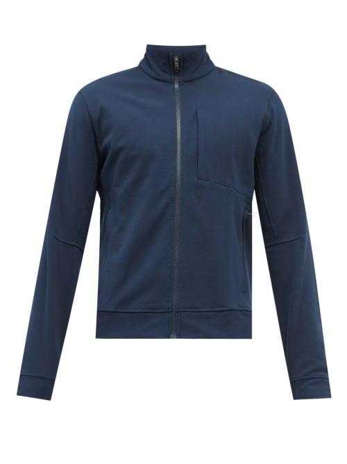 Mens Activewear Lululemon - Sojourn High-neck Jacket - Mens - Navy