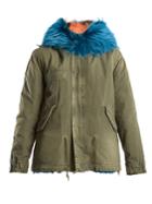Mr & Mrs Italy Fur-lined Hooded Canvas Parka
