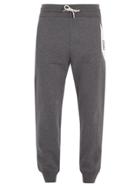 Moncler Gamme Bleu Contrast-panel Cotton Track Pants