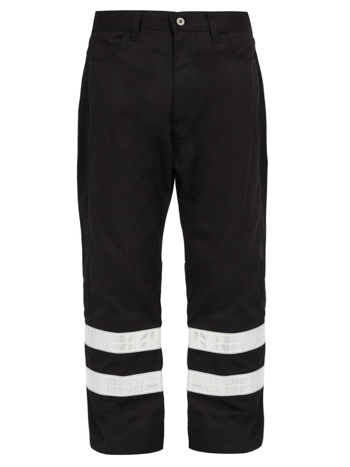 Junya Watanabe Reflective Strip Cotton-blend Trousers