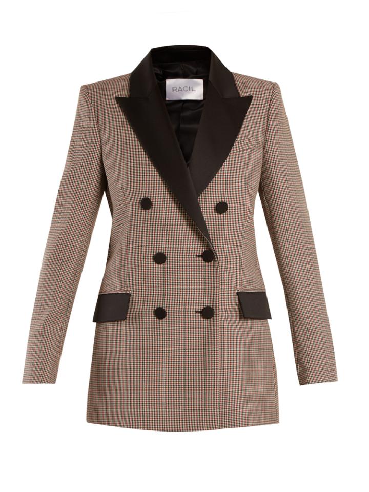 Racil Cambridge Hound's-tooth Wool Blazer