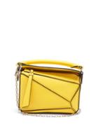 Matchesfashion.com Loewe - Puzzle Nano Leather Cross-body Bag - Womens - Yellow