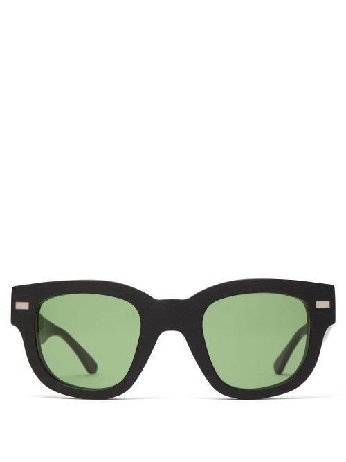 Matchesfashion.com Acne Studios - Library Square Frame Sunglasses - Mens - Black