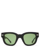 Matchesfashion.com Acne Studios - Library Square Frame Sunglasses - Mens - Black