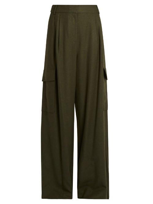 Tibi Owen High-rise Wide-leg Trousers