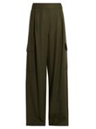 Tibi Owen High-rise Wide-leg Trousers