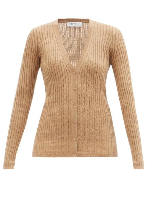Gabriela Hearst - Homer Cashmere-blend Cardigan - Womens - Camel