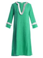 Daft Capri Fringed Linen Dress