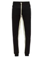 Matchesfashion.com Fear Of God - Double Stripe Cotton Track Pants - Mens - Black White