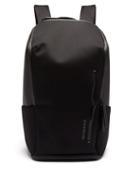 Mens Bags Troubadour - Explorer Pioneer Leather-trim Canvas Backpack - Mens - Black
