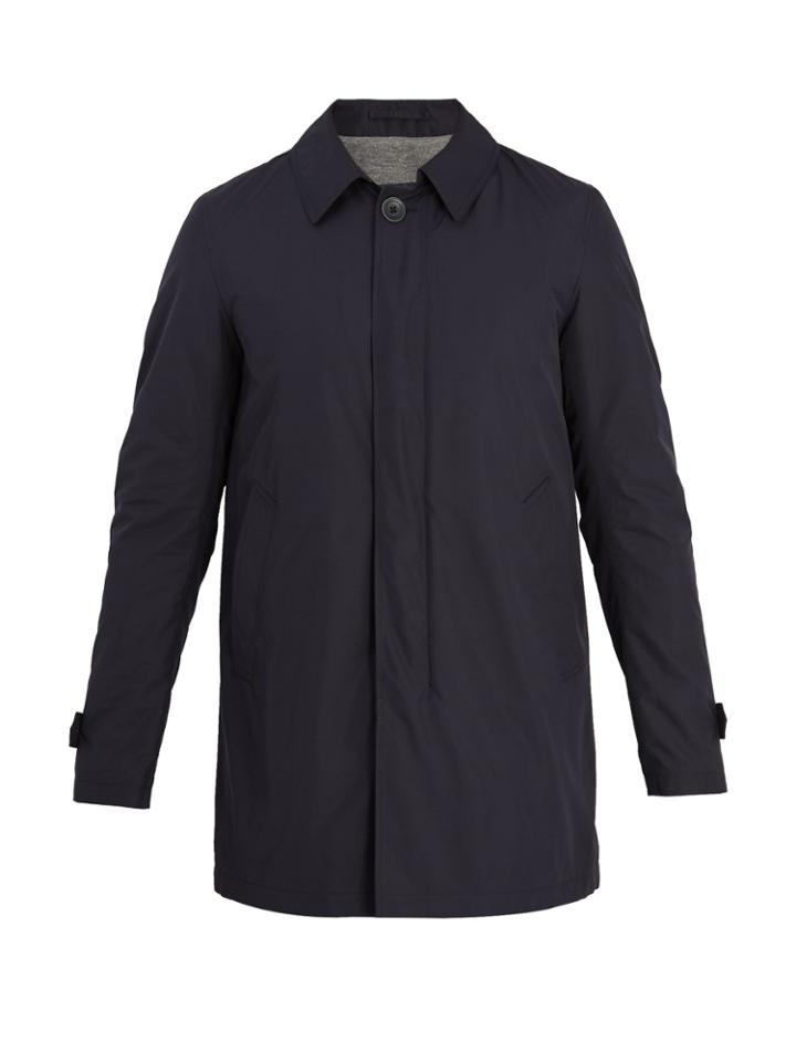 Herno Point-collar Waterproof Coat