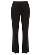 Matchesfashion.com Etro - Devon Floral Jacquard Flared Trousers - Womens - Black