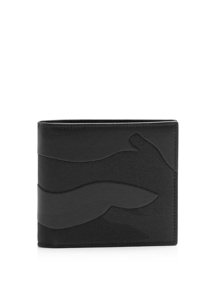 Valentino Canvas And Leather Wallet