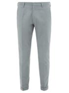 Matchesfashion.com Paul Smith - Slim-fit Cotton-blend Twill Chino Trousers - Mens - Light Blue