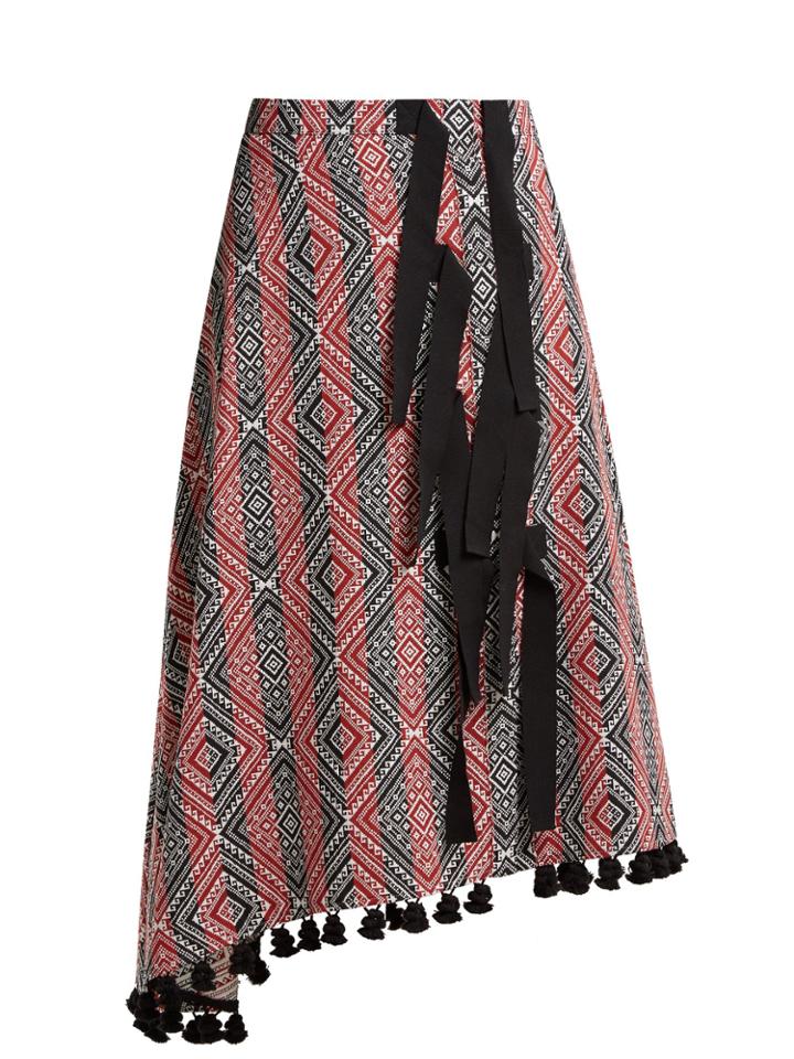 Altuzarra Basilica Diamond-jacquard Midi Skirt