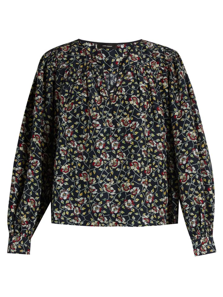 Isabel Marant Ryton Floral-print Blouse