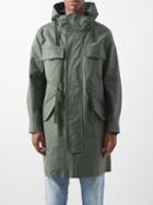 A.p.c. - Yael Hooded Cotton-gabardine Parka - Mens - Khaki