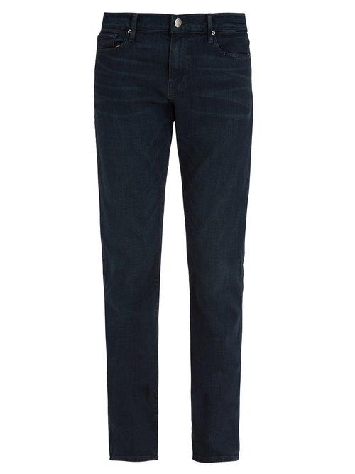 Matchesfashion.com Frame - L'homme Slim Leg Jeans - Mens - Dark Blue